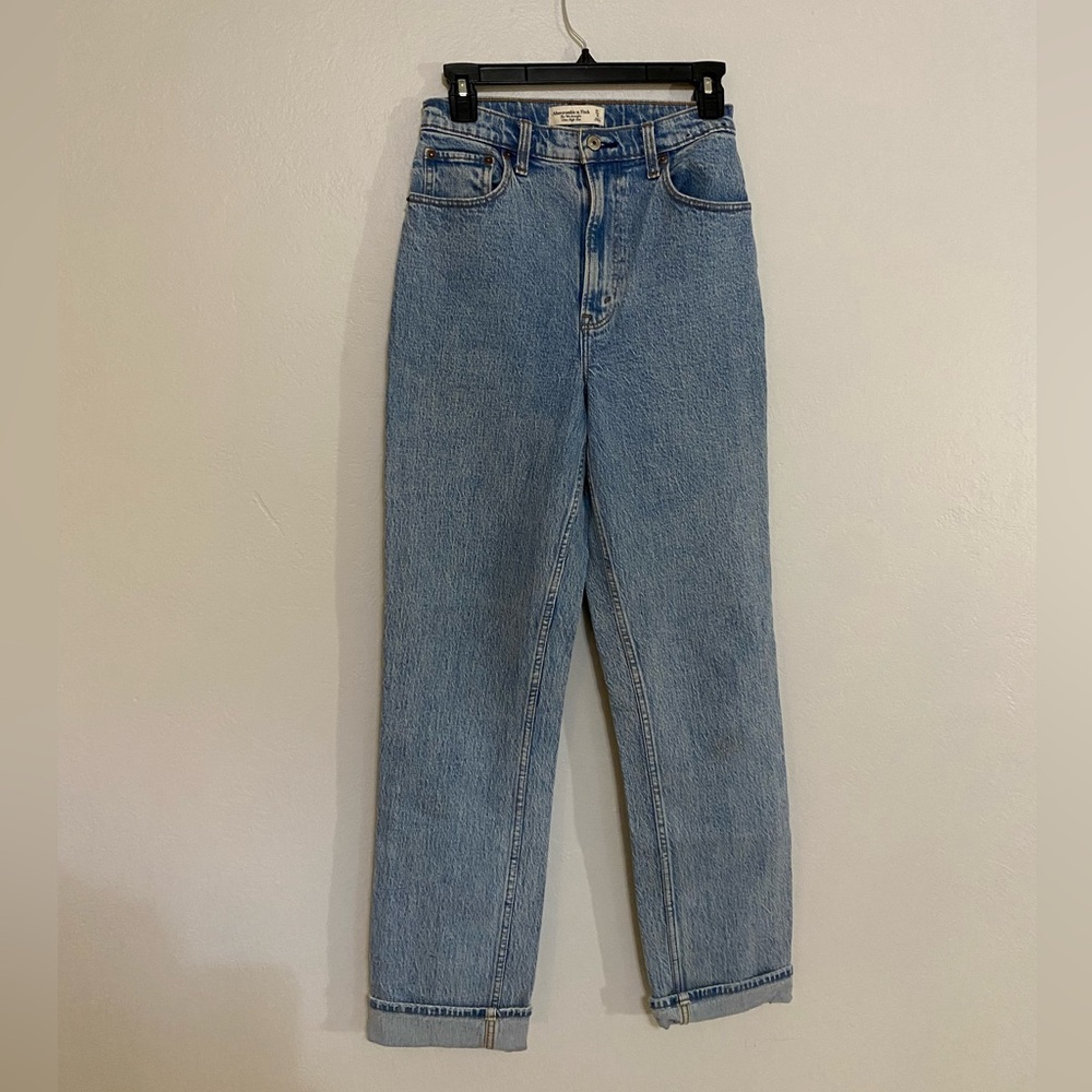 Abercrombie & Fitch: The 90s straight ultra high rise jeans, women’s 27/4, Long